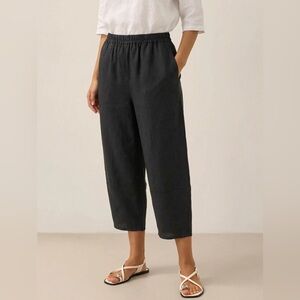 Lintico 100% Linen Rory Crop Lantern Pants Sz XXL